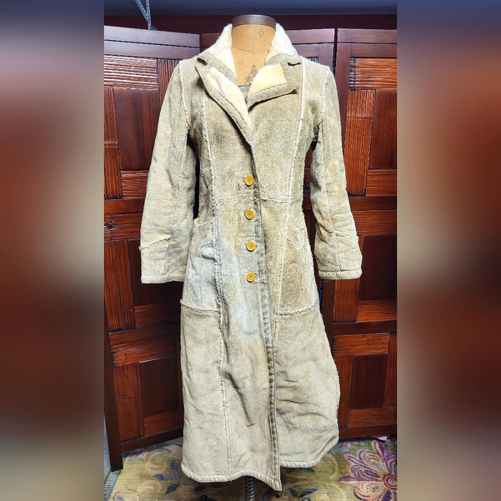 Woman's Vintage PBD International Sand Suede Penny Lane Jacket Size 8